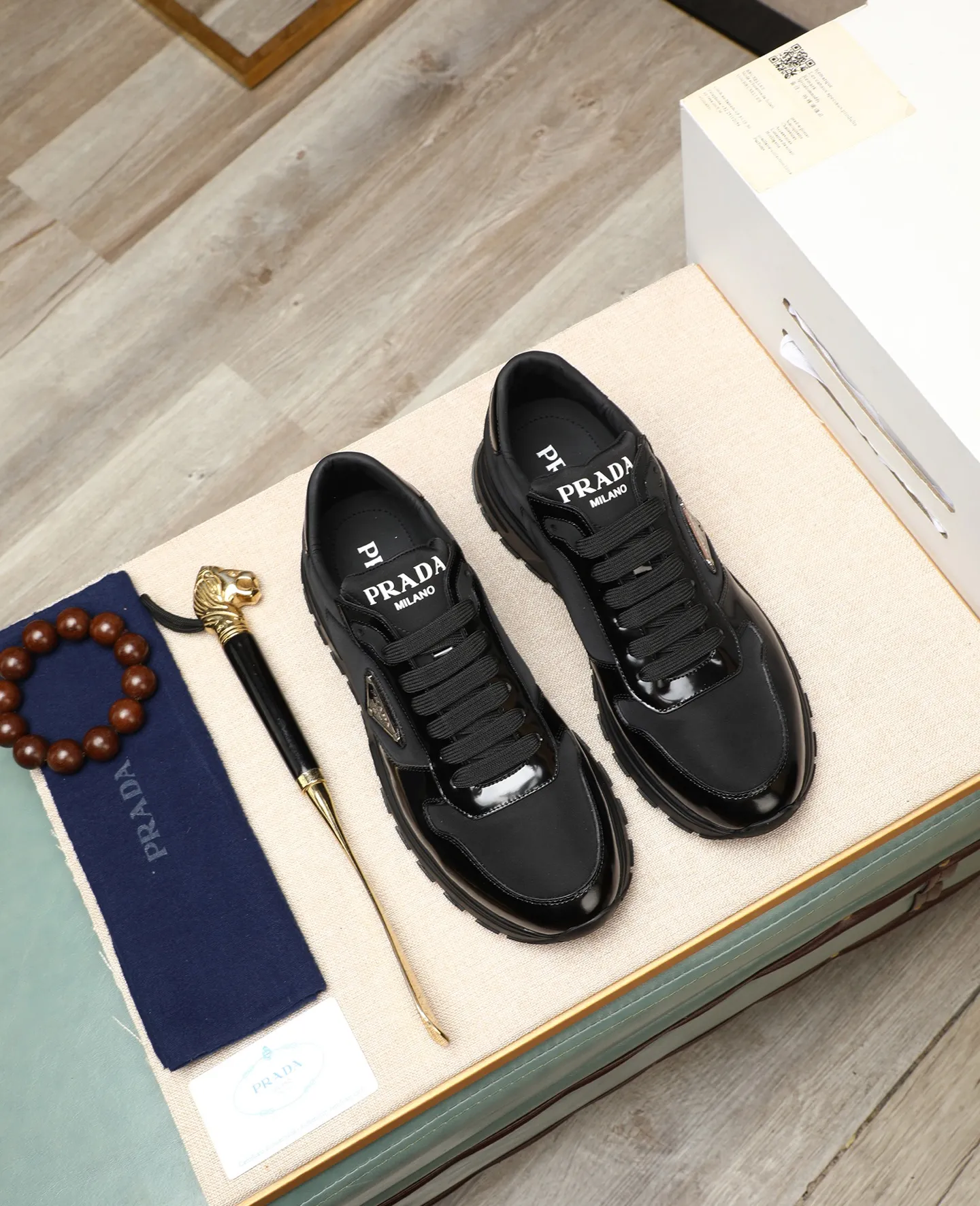 Men's shoes 💰540 🌹🌹[PRADA—Prada] 2025 latest model 🙈original replica! 👟👟👟Available here. The workmanship is top-notch. The upper is made from Italy. 🇮🇹Imported first-layer cowhide. ❗️Breathable genuine leather lining @Suitable for travel. The original version has an enlarged engraved sole, making it suitable for all kinds of travels, showing low-key luxury. Let quality speak for itself. Color: Size: 38-45